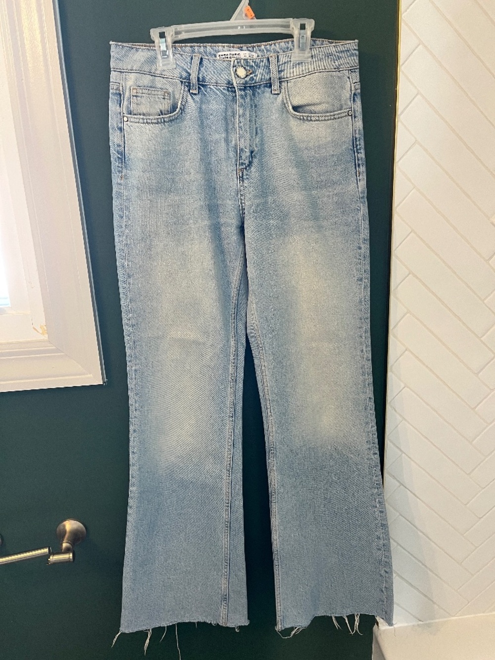 Zara Basic Jeans in Light Blue Wash
